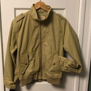 Micheal Kors Lightweight Tan Bomber Jacket